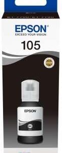 Epson 105 Negro Botella de Tinta Pigmentada Original - C13T00Q140