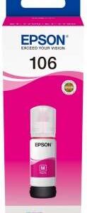 Epson 106 Magenta Botella de Tinta Original - C13T00R340