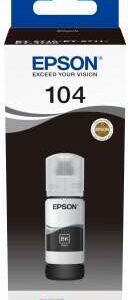 Epson 104 Negro Botella de Tinta Original - C13T00P140