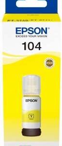 Epson 104 Amarillo Botella de Tinta Original - C13T00P440