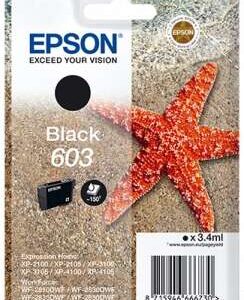 Epson 603 Negro Cartucho de Tinta Original - C13T03U14010