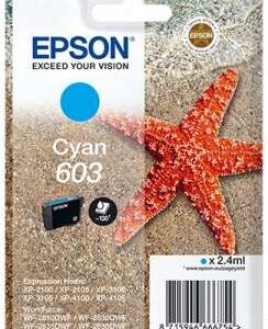 Epson 603 Cyan Cartucho de Tinta Original - C13T03U24010