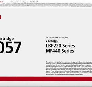 Canon 057 Negro Cartucho de Toner Original - 3009C002