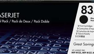 HP CF283A Negro Pack de 2 Cartuchos de Toner Originales - 83A