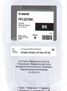 Canon PFI207 Negro Cartucho de Tinta Original - PFI207BK/8789B001