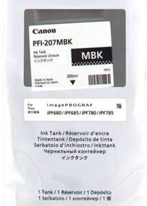 Canon PFI207 Negro Mate Cartucho de Tinta Original - PFI207MBK/8788B001