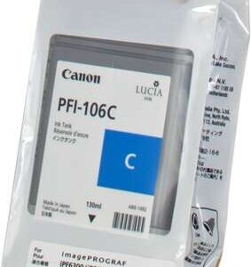 Canon PFI106 Cyan Cartucho de Tinta Original - PFI106C/6622B001