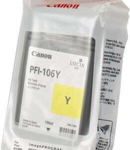 Canon PFI106 Amarillo Cartucho de Tinta Original - PFI106Y/6624B001