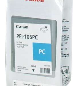 Canon PFI106 Cyan Photo Cartucho de Tinta Original - PFI106PC/6625B001