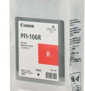 Canon PFI106 Rojo Cartucho de Tinta Original - PFI106R/6627B001