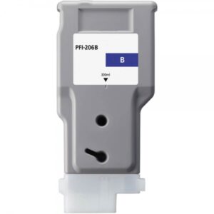 Canon PFI206 Azul Cartucho de Tinta Pigmentada Generico - Reemplaza PFI206B/5311B001