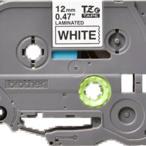 Brother TZe231 Cinta Laminada Original de Etiquetas - Texto negro sobre fondo blanco - Ancho 12mm x 8 metros
