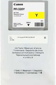 Canon PFI320 Amarillo Cartucho de Tinta Original - 2893C001
