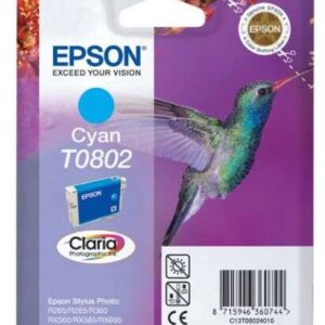 Epson T0802 Cyan Cartucho de Tinta Original - C13T08024011