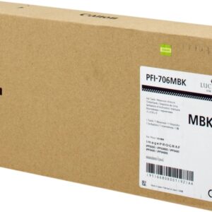 Canon PFI706 Negro Mate Cartucho de Tinta Original - 6680B001