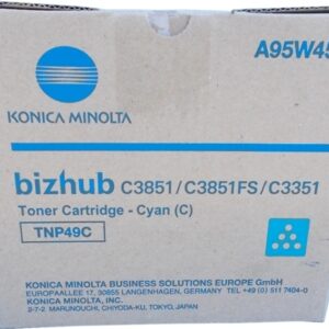 Konica Minolta TNP49 Cyan Cartucho de Toner Original - TNP49C/A95W450