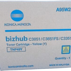 Konica Minolta TNP49 Amarillo Cartucho de Toner Original - TNP49Y/A95W250