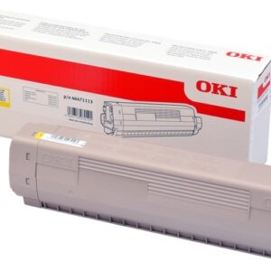 OKI C813 Amarillo Cartucho de Toner Original - 46471113