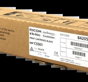 Ricoh Aficio MP-C4501/MP-C5501 Negro Cartucho de Toner Original - 842052/841583/841456