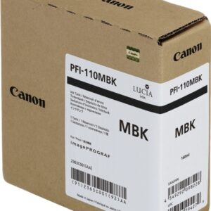 Canon PFI110 Negro Mate Cartucho de Tinta Original - 2363C001