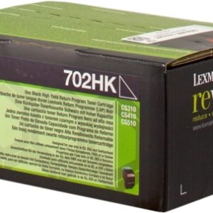 Lexmark CS310/CS410/CS510 Negro Cartucho de Toner Original - 70C2HK0/70C0H10/70C0H10/702HK