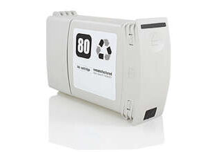 Generico HP 80 Negro Cartucho de Tinta Pigmentada - Reemplaza C4871A