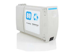 Generico HP 80 Cyan Cartucho de Tinta - Reemplaza C4846A