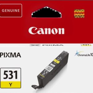 Canon CLI531 Amarillo Cartucho de Tinta Original - 6121C001/CLI531Y