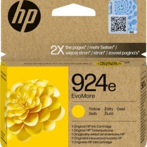 HP 924e XL Amarillo Cartucho de Tinta Original - 4K0U9NE