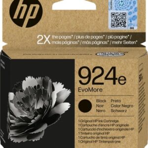 HP 924e XL Negro Cartucho de Tinta Original - 4K0V0NE
