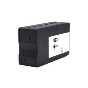 Generico HP 937e XL Negro Cartucho de Tinta Pigmentada - Reemplaza 4S6W9NE/4S6W5NE (Chip reforzado contra actualizaciones)