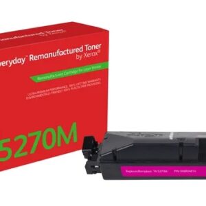 Xerox Everyday Kyocera TK5270 Magenta Cartucho de Toner Remanufacturado - Reemplaza 1T02TVBNL0/TK5270M