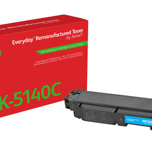 Xerox Everyday Kyocera TK5140 Cyan Cartucho de Toner Remanufacturado - Reemplaza 1T02NRCNL0/TK5140C