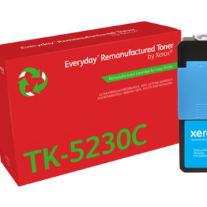 Xerox Everyday Kyocera TK5220/TK5230 Cyan Cartucho de Toner Remanufacturado - Reemplaza 1T02R9CNL1/1T02R9CNL0/TK5220C/TK5230C