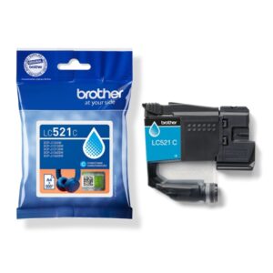 Brother LC521 Cyan Cartucho de Tinta Original - LC521C