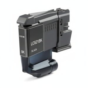 Brother LC521 Negro Cartucho de Tinta Pigmentada Generico - Reemplaza LC521BK