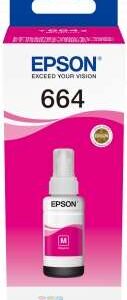 Epson T6643 Magenta Botella de Tinta Original - C13T664340