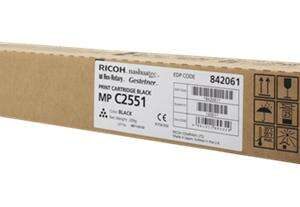 Ricoh Aficio MP-C2051/MP-C2551 Negro Cartucho de Toner Original - 842061/841504/841587/842465
